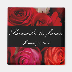 Imã Casamento Pessoal Rose Bouquet