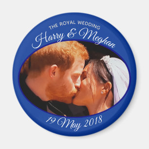 Imã Casamento real da foto do beijo de Harry e de