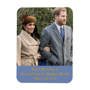 Ímã Casamento Real do Príncipe Harry & Meghan Markle