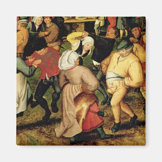 Imã Casamento Russo, detalhes da dança das pessoas (Frente)