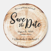 Casamento Rustic Handlettering Salve a data Madeir