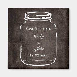 Imã casamento rústico de jarro salvar a data