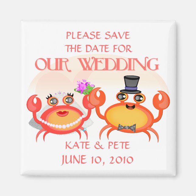 Imã Casamento / Salva O Anúncio De Data (Frente)