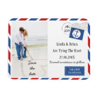 Casamento Salve A Data Do Envelope De Airmail