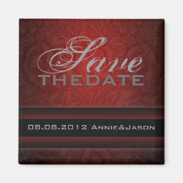 Imã Casamento vintage burgundy elegante