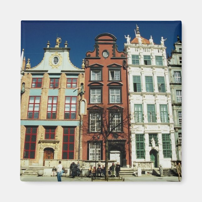 Imã Casas antigas em Gdansk (Frente)