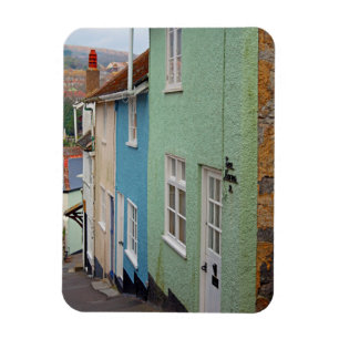 Ímã Casas coloridas, Lyme Regis, Dorset, Inglaterra