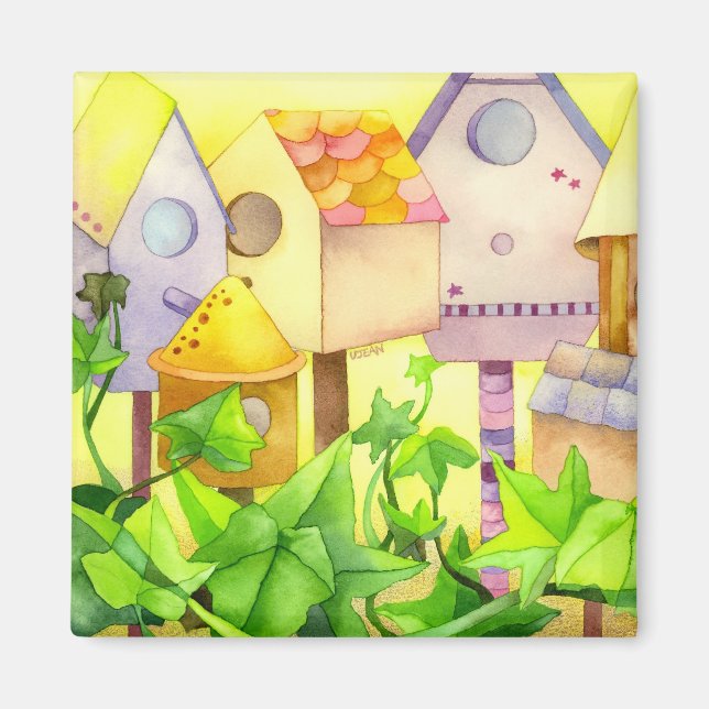 Imã Casas de aves (Frente)