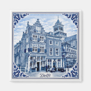 Imã Casas de Delft ímãs estilo Delft Blue