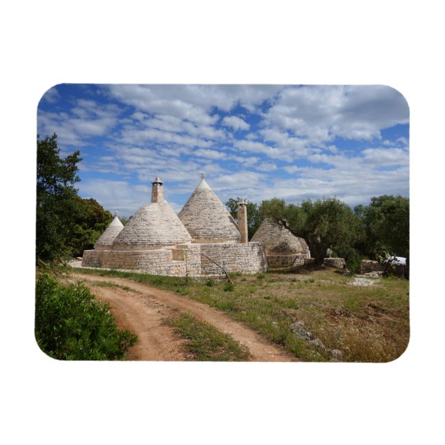 Ímã Casas de Trulli na Apúlia/Apúlia (Horizontal)