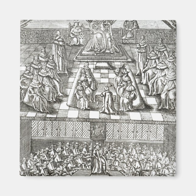 Imã Casas do Parlamento em 1640 (Frente)