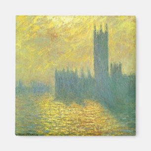 Imã Casas do Parlamento, Stormy Sky, por Claude Monet