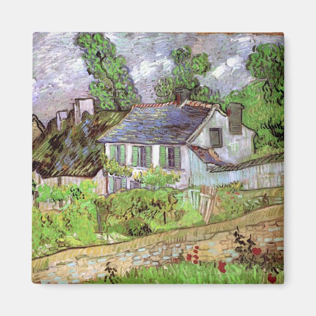 Imã Casas em Auvers por Vincent van Gogh (Frente)