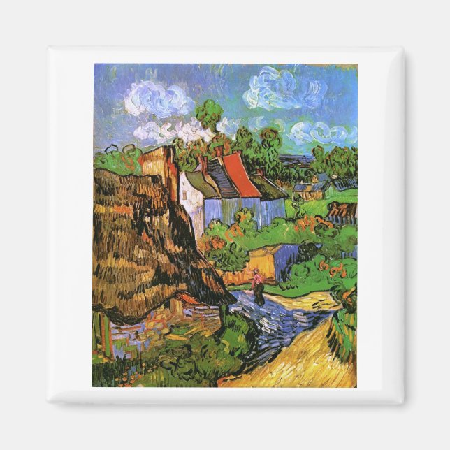 Imã Casas em Auvers Van Gogh Fine Art (Frente)