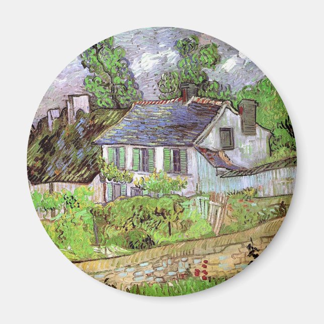 Imã Casas em Auvers, Vincent van Gogh. (Frente)