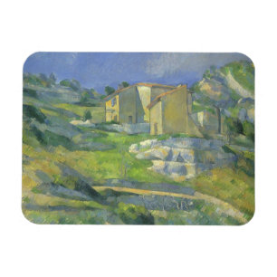 Ímã Casas em Provence por Paul Cezanne, arte do