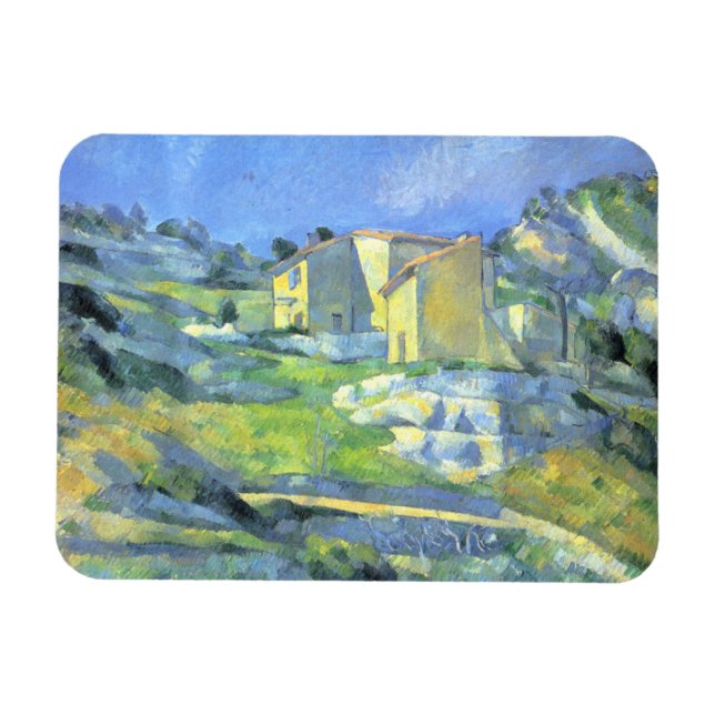 Ímã Casas na Provença Paul Cezanne (Horizontal)