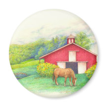 Casca ilustrada com cavalo