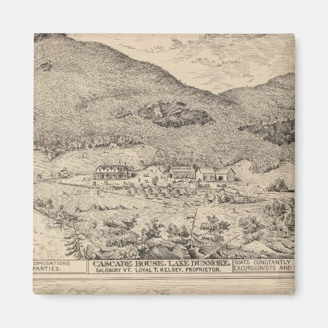 Imã Cascade House in Lake Dunmore (Frente)