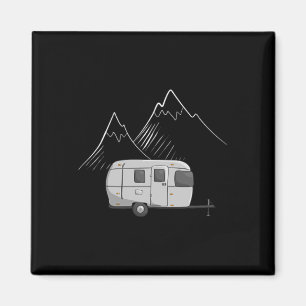 Imã Cascadian Designs Feminino Airstream Camping Trail
