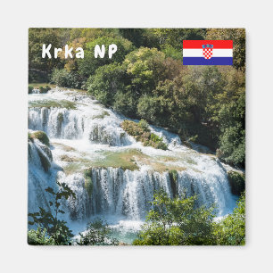 Imã Cascata no Parque Nacional de Krka - Dalmácia, Cr