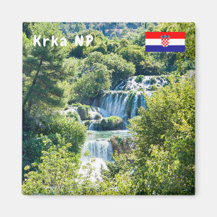 Imã Cascata no Parque Nacional de Krka - Dalmácia, Cr