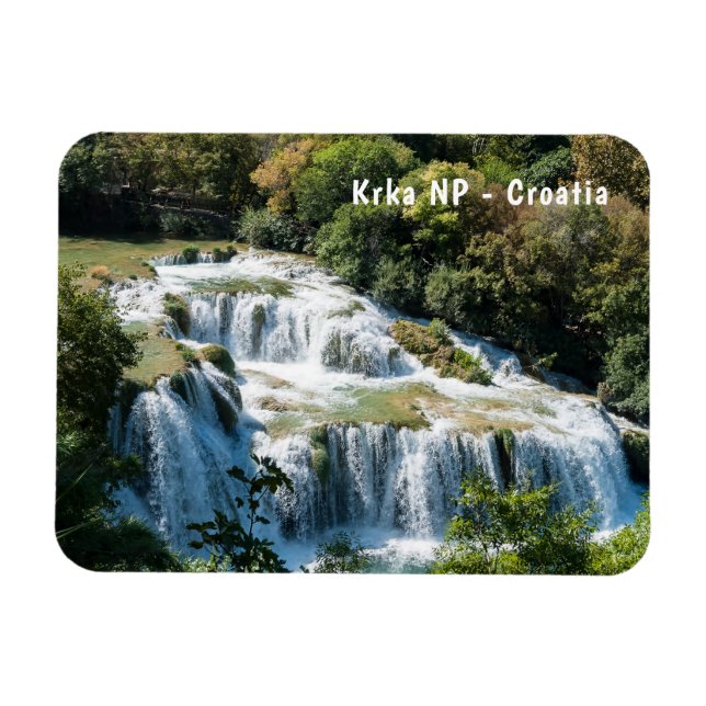 Ímã Cascata no Parque Nacional de Krka - Dalmácia, Cro (Horizontal)