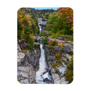 Ímã Cascata prateada no outono, Nova Hampshire