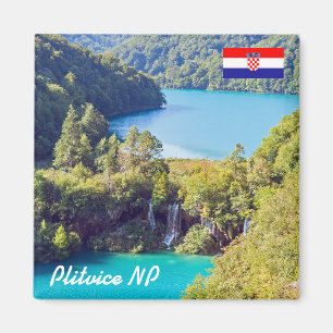 Imã Cascatas no Parque Nacional de Plitvice - Croácia