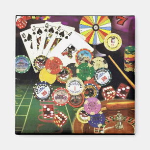 Imã Casino que joga - póquer, excrementos, roleta