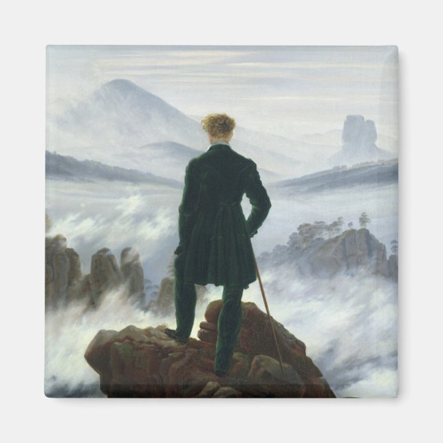 Imã Caspar David Friedrich - The Wanderer (Frente)