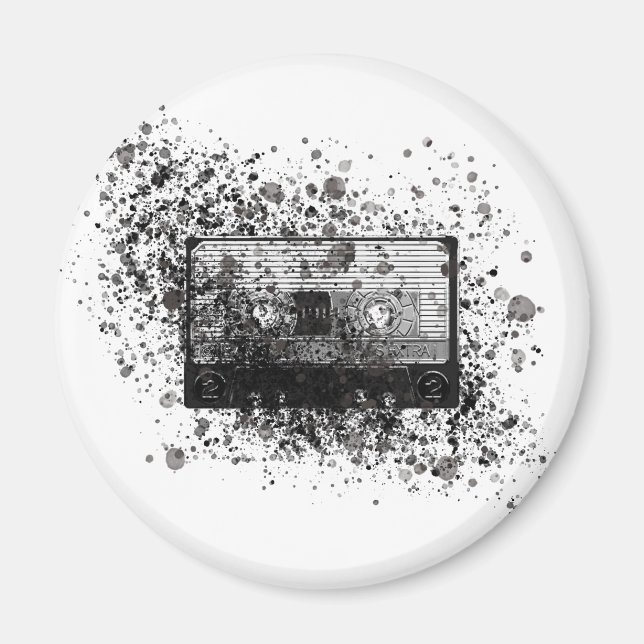 Imã Cassete de Áudio Retroativo (Frente)