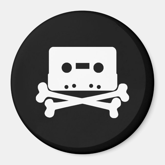 Imã Cassette Jolly Roger (Frente)