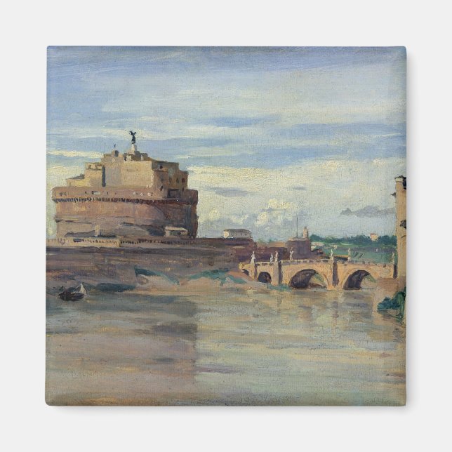 Imã Castel Sant' Angelo e o rio Tiber, Roma (Frente)