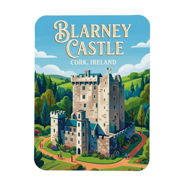 Ímã Castelo Blarney Irlanda (Vertical)