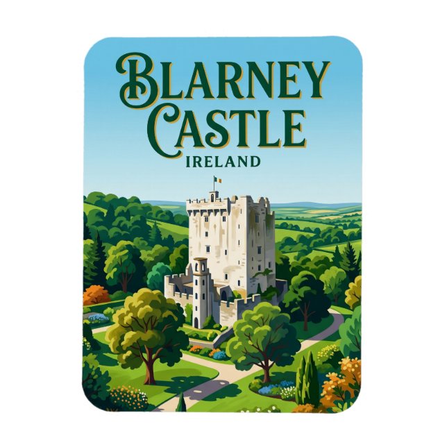 Ímã Castelo Blarney Irlanda (Vertical)