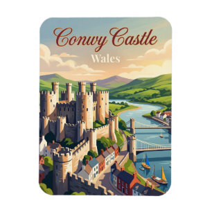 Ímã Castelo Conwy País de Gales