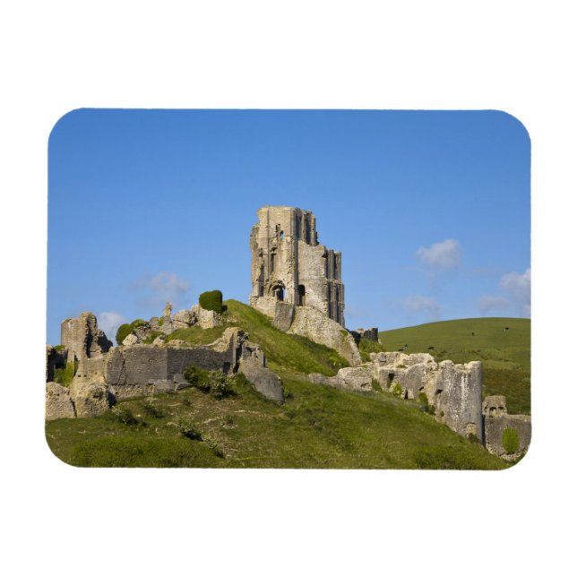 Ímã Castelo Corfe, Corfe, Dorset, Inglaterra (Horizontal)