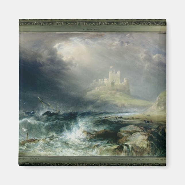 Imã Castelo de Bamburgh, Northumberland (Frente)