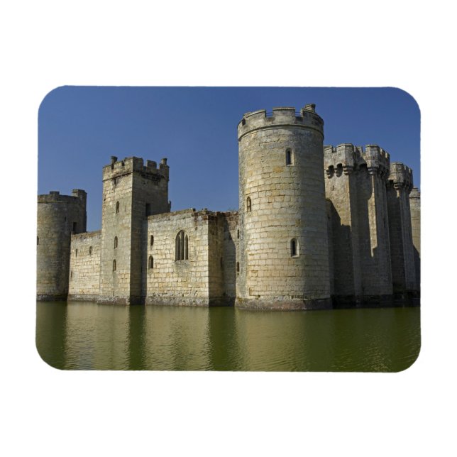 Ímã Castelo de Bodiam (1385), refletido na vala, Leste (Horizontal)