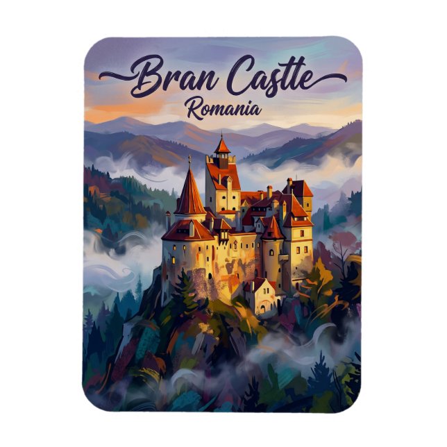 Ímã Castelo de Bran Romênia (Vertical)