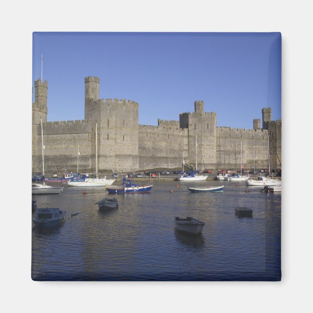 Imã Castelo de Caernarfon, Gwynedd, País de Gales (RF) (Frente)