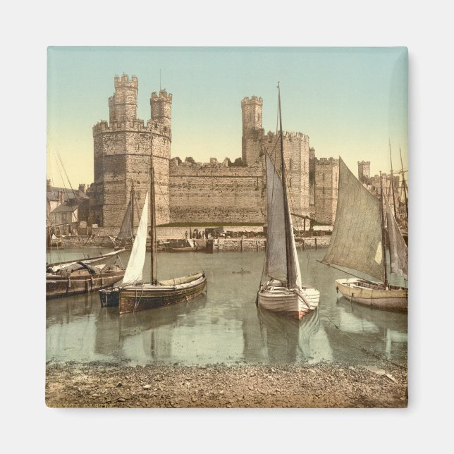 Imã Castelo de Caernarfon II, Gwynedd, País de Gales (Frente)