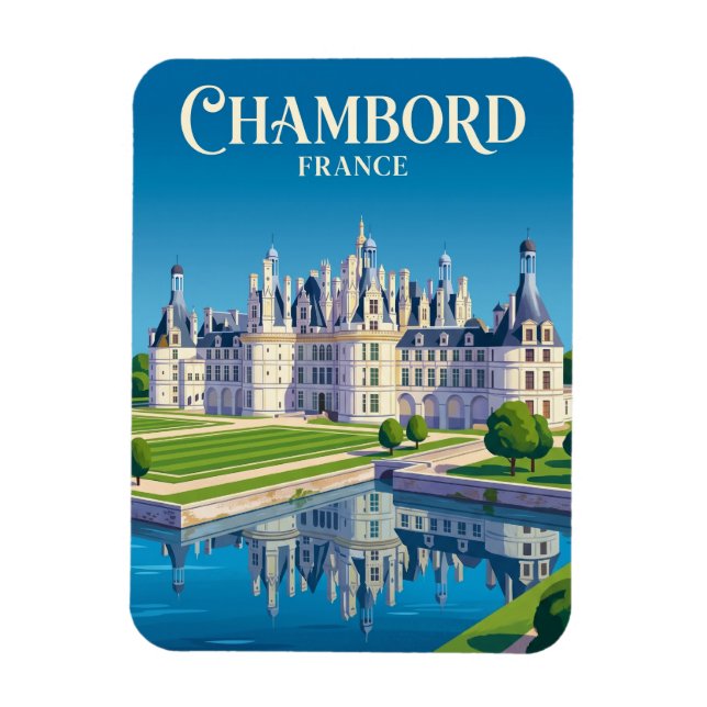 Ímã Castelo de Chambord França (Vertical)