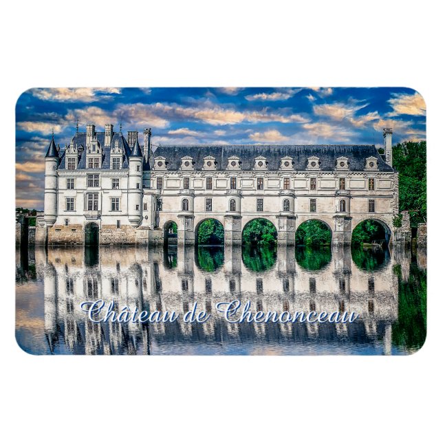 Ímã Castelo de Chenonceau. França. (Horizontal)