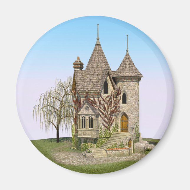 Imã Castelo de Conto de Fadas Presente Perfeito de Ani (Frente)