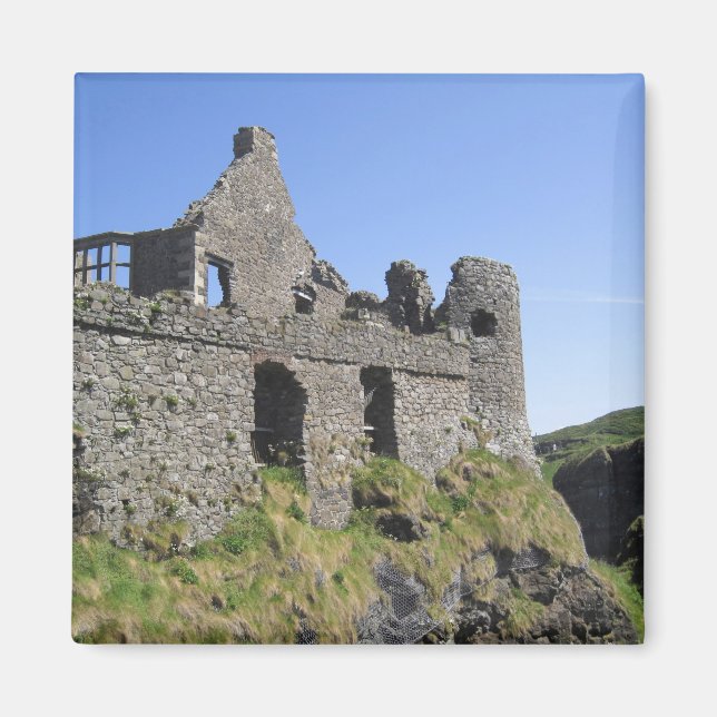 Imã Castelo de Dunluce perto de Bushmills e Portrush,  (Frente)