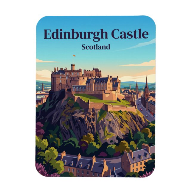 Ímã Castelo de Edimburgo Escócia (Vertical)