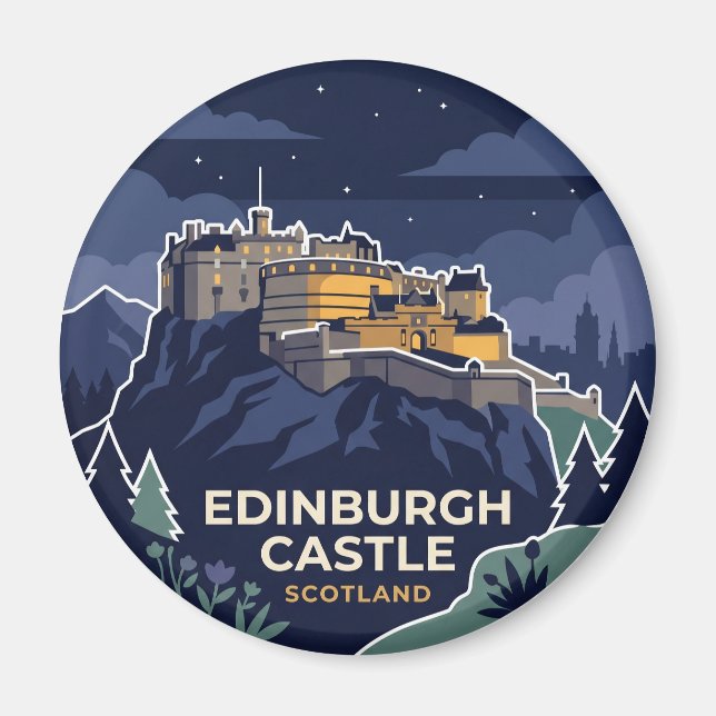 Imã Castelo de Edimburgo Reino Unido (Frente)