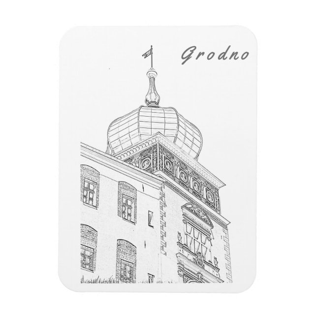 Ímã Castelo de Exibição de Cidade da Arquitetura de Gr (Vertical)